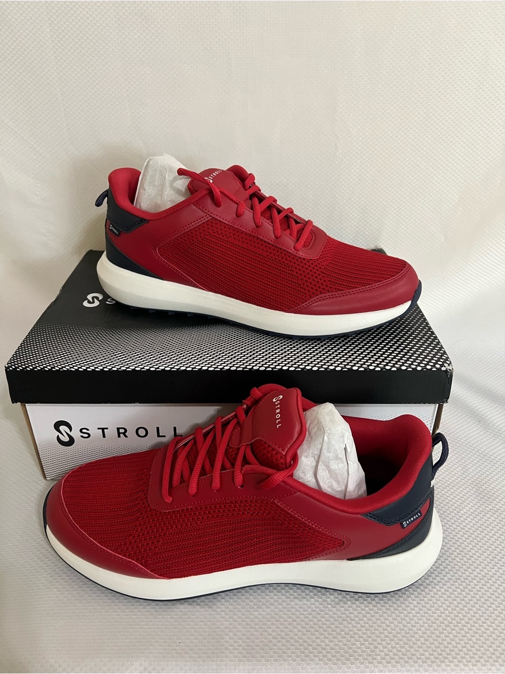 NEW STROLL Golf Mens Performance Knit Golf Shoes Size 12